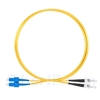 1m SC/UPC-ST/UPC デュプレックス シングルモード 光パッチケーブル（2.0mm PVC/OFNR OS2）の画像