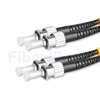 5m ST/UPC-ST/UPC デュプレックス シングルモード 光パッチケーブル（2.0mm PVC/OFNR 9/125）の画像