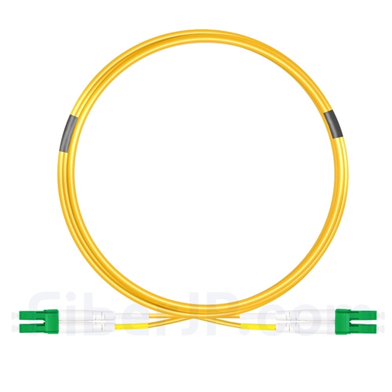 5m LC/APC-LC/APC デュプレックス シングルモード 光パッチケーブル（2.0mm PVC/OFNR OS2）の画像