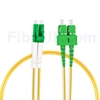 2m LC/APC-SC/APC デュプレックス シングルモード 光パッチケーブル（2.0mm PVC/OFNR OS2）の画像