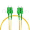 2m SC/APC-SC/APC デュプレックス シングルモード 光パッチケーブル（2.0mm PVC/OFNR OS2）の画像