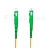 2m SC/APC-SC/APC デュプレックス シングルモード 光パッチケーブル（2.0mm PVC/OFNR OS2）の画像