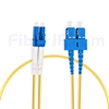 1m LC/UPC-SC/UPC デュプレックス シングルモード 光パッチケーブル（2.0mm LSZH OS2）の画像