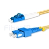 2m LC/UPC-SC/UPC デュプレックス シングルモード 光パッチケーブル（2.0mm LSZH OS2）の画像