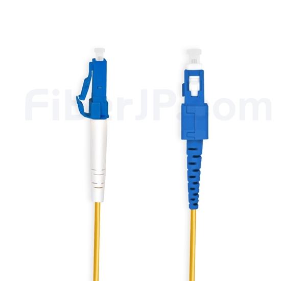 5m LC/UPC-SC/UPC デュプレックス シングルモード 光パッチケーブル（2.0mm LSZH OS2）の画像