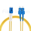10m LC/UPC-SC/UPC デュプレックス シングルモード 光パッチケーブル（2.0mm LSZH OS2）の画像