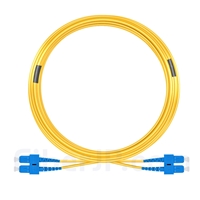 30m SC/UPC-SC/UPC デュプレックス シングルモード 光パッチケーブル（3.0mm PVC/OFNR 9/125)