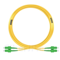 20m SC/APC-SC/APC デュプレックス シングルモード 光パッチケーブル（3.0mm PVC/OFNR 9/125)