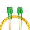 20m SC/APC-SC/APC デュプレックス シングルモード 光パッチケーブル（3.0mm PVC/OFNR 9/125)の画像
