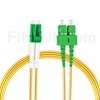 10m LC/APC-SC/APC デュプレックス シングルモード 光パッチケーブル（3.0mm PVC/OFNR 9/125)の画像