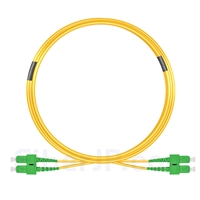 7m SC/APC-SC/APC デュプレックス シングルモード 光パッチケーブル（3.0mm PVC/OFNR 9/125)