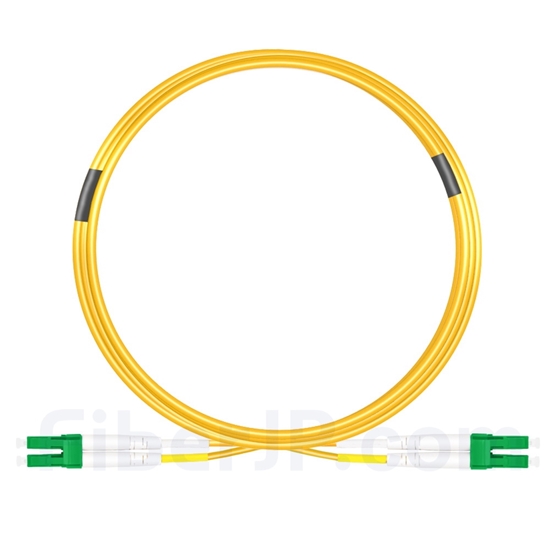 7m LC/APC-LC/APC デュプレックス シングルモード 光パッチケーブル（3.0mm PVC/OFNR 9/125)の画像
