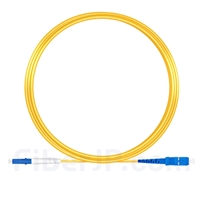 7m LC/UPC-SC/UPC シンプレックス シングルモード 光パッチケーブル（2.0mm PVC/OFNR OS2）の画像