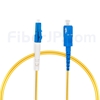 3m LC/UPC-SC/UPC シンプレックス シングルモード 光パッチケーブル（2.0mm PVC/OFNR OS2）の画像