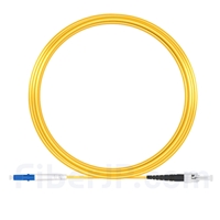 15m LC/UPC-ST/UPC シンプレックス シングルモード 光パッチケーブル（2.0mm PVC/OFNR OS2）