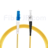10m LC/UPC-ST/UPC シンプレックス シングルモード 光パッチケーブル（2.0mm PVC/OFNR OS2）の画像