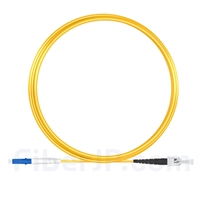 5m LC/UPC-ST/UPC シンプレックス シングルモード 光パッチケーブル（2.0mm PVC/OFNR OS2）の画像