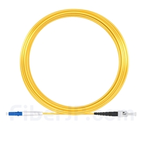 20m LC/UPC-ST/UPC シンプレックス シングルモード 光パッチケーブル（2.0mm PVC/OFNR OS2）の画像
