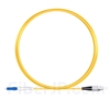 2m LC/UPC-FC/UPC シンプレックス シングルモード 光パッチケーブル（2.0mm PVC/OFNR OS2）の画像