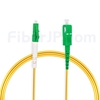 5m LC/APC-SC/APC シンプレックス シングルモード 光パッチケーブル（2.0mm PVC/OFNR OS2）の画像