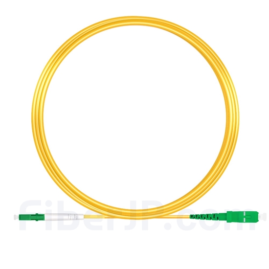 7m LC/APC-SC/APC シンプレックス シングルモード 光パッチケーブル（2.0mm PVC/OFNR OS2）の画像