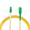 15m LC/APC-SC/APC シンプレックス シングルモード 光パッチケーブル（2.0mm PVC/OFNR OS2）の画像