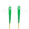 1m SC/APC-SC/APC シンプレックス シングルモード 光パッチケーブル（2.0mm LSZH OS2）の画像