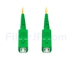 1m SC/APC-SC/APC シンプレックス シングルモード 光パッチケーブル（2.0mm LSZH OS2）の画像