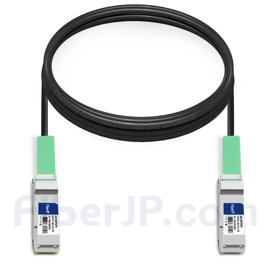 5m Cisco QSFP-100G-CU5M対応互換 100G QSFP28パッシブダイレクトアタッチ銅製Twinaxケーブル（DAC）の画像