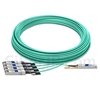 50m Cisco QSFP-4SFP25G-AOC50M対応互換 100G QSFP28/4x25G SFP28ブレイクアウトアクティブオプティカルケーブル（AOC）の画像