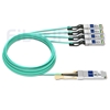 30m Extreme Networks対応互換 100G QSFP28/4x25G SFP28ブレイクアウトアクティブオプティカルケーブル（AOC）の画像
