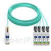 50m Juniper Networks JNP-100G-4X25G-50M対応互換 100G QSFP28/4x25G SFP28ブレイクアウトアクティブオプティカルケーブル（AOC）の画像