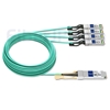 50m Juniper Networks JNP-100G-4X25G-50M対応互換 100G QSFP28/4x25G SFP28ブレイクアウトアクティブオプティカルケーブル（AOC）の画像