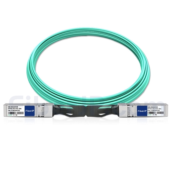 20m Cisco SFP28-25G-AOC20M対応互換 25G SFP28アクティブオプティカルケーブル（AOC）の画像