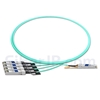 2m Brocade 40G-QSFP-4SFP-AOC-0201対応互換 40G QSFP+/4x10G SFP+ブレイクアウトアクティブオプティカルケーブル（AOC）の画像