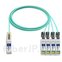 10m Cisco QSFP-4X10G-AOC10M対応互換 40G QSFP+/4x10G SFP+ブレイクアウトアクティブオプティカルケーブル（AOC）