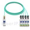 20m Extreme Networks 10GB-4-F20-QSFP対応互換 40G QSFP+/4x10G SFP+ブレイクアウトアクティブオプティカルケーブル（AOC）の画像