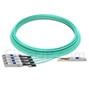 25m Extreme Networks 10GB-4-F25-QSFP対応互換 40G QSFP+/4x10G SFP+ブレイクアウトアクティブオプティカルケーブル（AOC）の画像