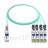 3m 汎用 対応互換 40G QSFP+/4x10G SFP+ブレイクアウトアクティブオプティカルケーブル（AOC）の画像