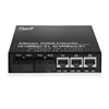2x 10/100Base-T RJ45 vers 2x 100Base-X SFP Rainure SC アンマネージド型ギガビットイーサネットメディアコンバーター、シングルファイバー、1310nm/1550nm,20kmの画像