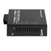 2x 10/100Base-T RJ45 vers 2x 100Base-X SFP Rainure SC アンマネージド型ギガビットイーサネットメディアコンバーター、シングルファイバー、1310nm/1550nm,20kmの画像