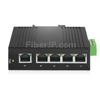 工業級5x 10/100Base-T RJ45スイッチ