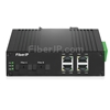 4x 10/100Base-T RJ45 vers 1x 100Base-X SFP Rainure SCアンマネージド型ギガビットイーサネットメディアコンバーター、シングルファイバー、1310nm/1550nm,20km工業級の画像