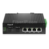 4x 10/100/1000Base-T RJ45 vers 1x 1000Base-X SFP Rainure SC アンマネージド型ギガビットイーサネットメディアコンバーター、シングルファイバー、1310nm/1550nm,20km工業級の画像