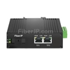 ミニ 2x 10/100/1000Base-T RJ45 vers 1x 1000Base-X SFP Rainure SC アンマネージド型ギガビットイーサネットメディアコンバーター、シングルファイバー、1310nm/1550nm,20km工業級の画像