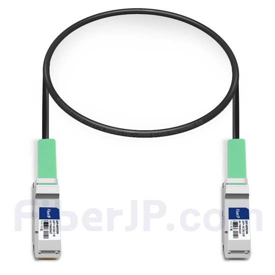 0.5m Cisco QSFP-H40G-CU50CM対応互換 40G QSFP+パッシブダイレクトアタッチ銅製ケーブル（DAC）の画像