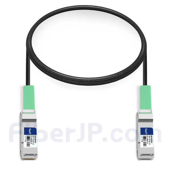 1m Enterasys Networks 40GB-C01-QSFP対応互換 40G QSFP+パッシブダイレクトアタッチ銅製ケーブル（DAC）の画像