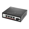 4x 10/100/1000Base-T RJ45 ~ 1x 1000Base-X SFP インターフェース SCアンマネージドPoEスイッチ,シングルファイバー,1310nm/1550nm 20kmの画像