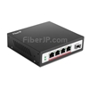 4x 10/100/1000Base-T RJ45 ~ 1x 1000Base-X SFP アンマネージドPoEスイッチの画像