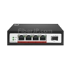 4x 10/100/1000Base-T RJ45 ~ 1x 1000Base-X SFP アンマネージドPoEスイッチの画像